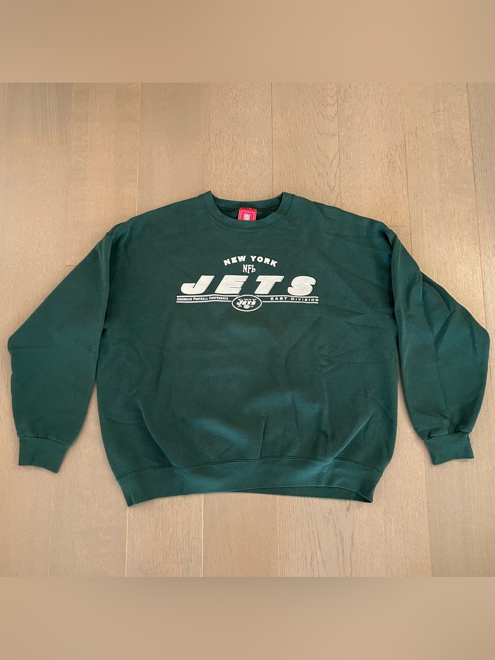 Mens NFL New York Jets Football Crewneck Sweater